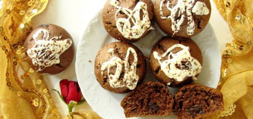 muffinki wisnia i czekolada