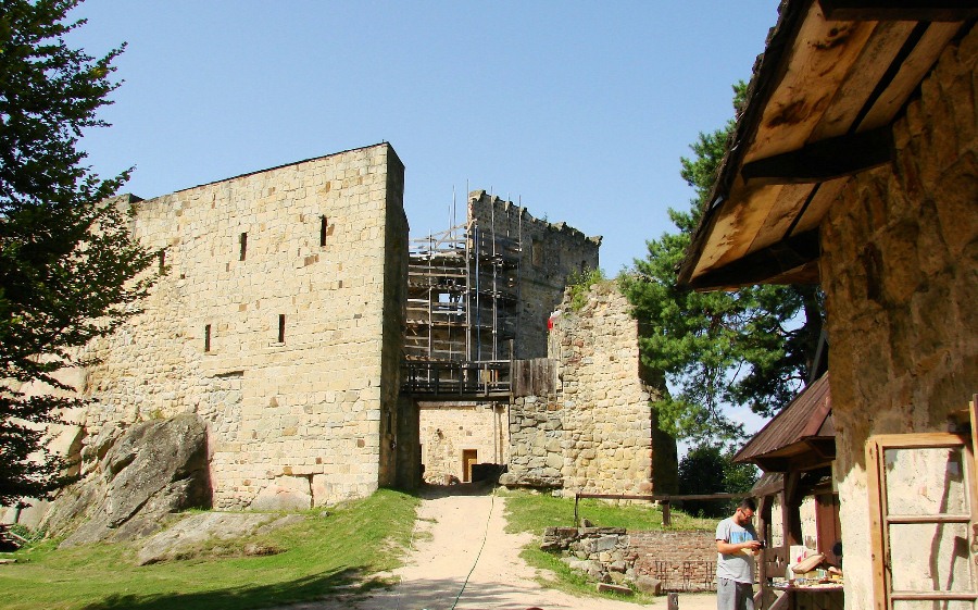 Zamek Kamieniec - wejście