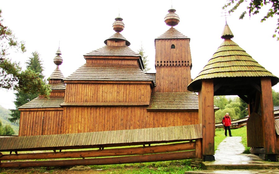 Bodrużal, cerkiew drewniana