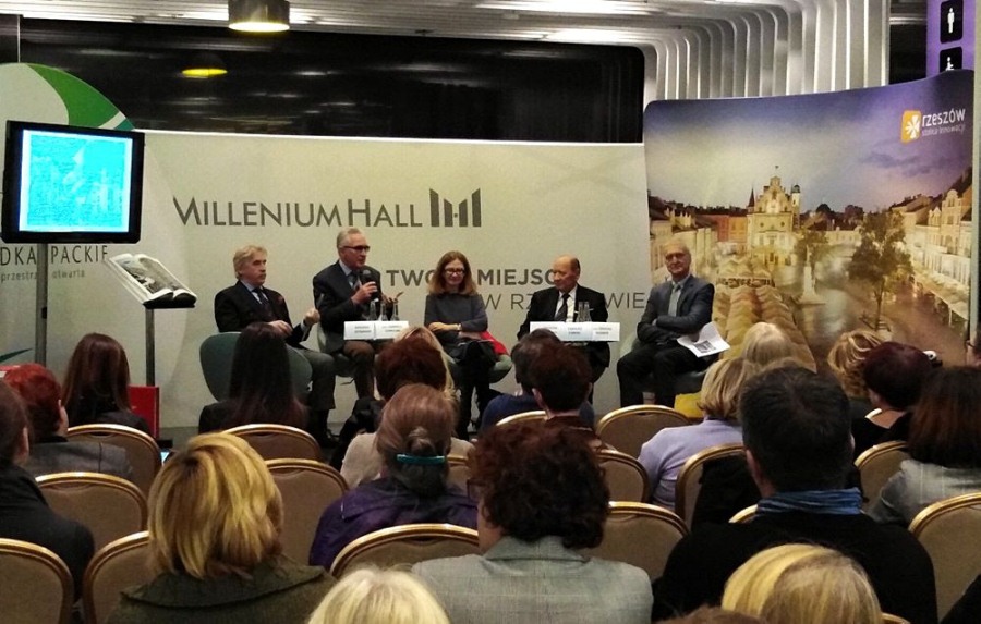 Panel z udziałem prof. Michała Kleibera, prezydenta Tadeusza Ferenca i Bogdana Szymanika